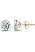 Lab-Grown Round Diamond Stud Earrings