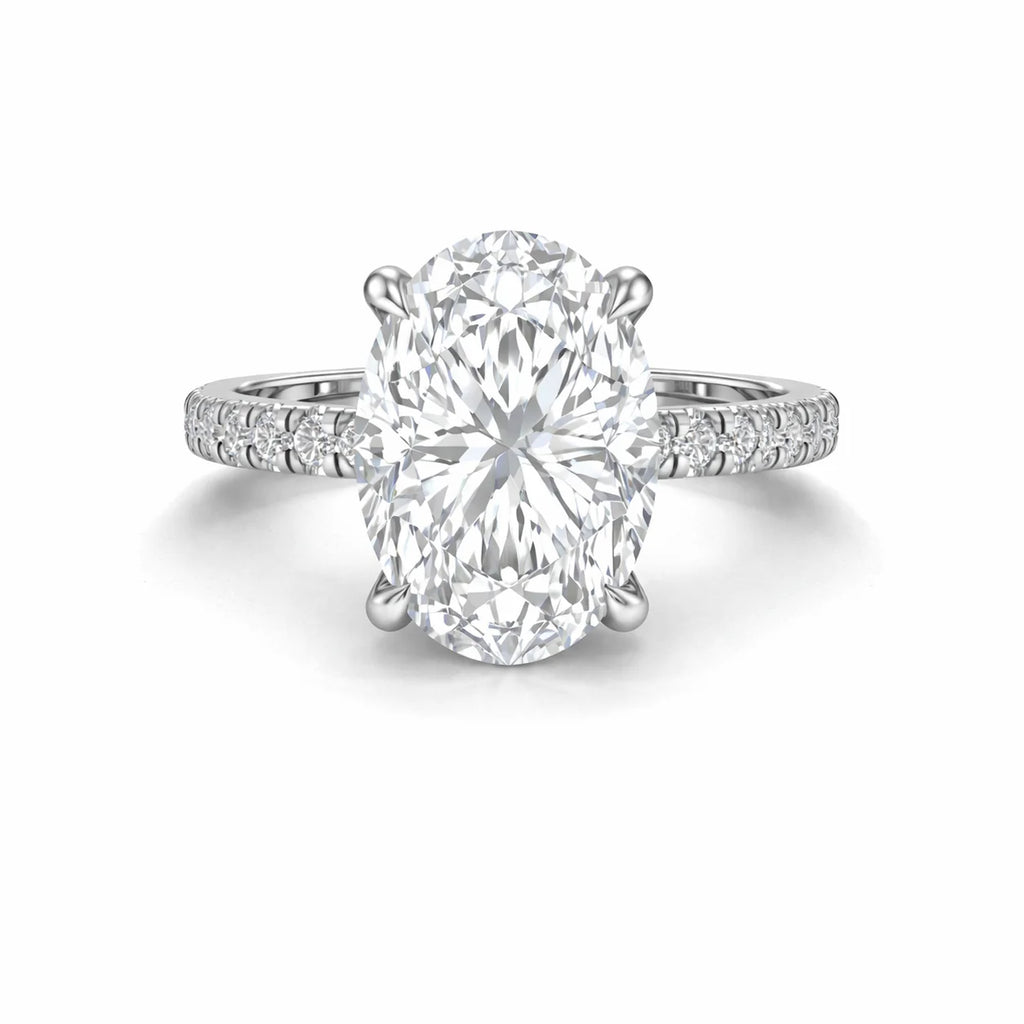 The Siena Pavé Diamond Engagement Ring