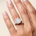 The Charlotte Custom Three-Stone Engagement Ring