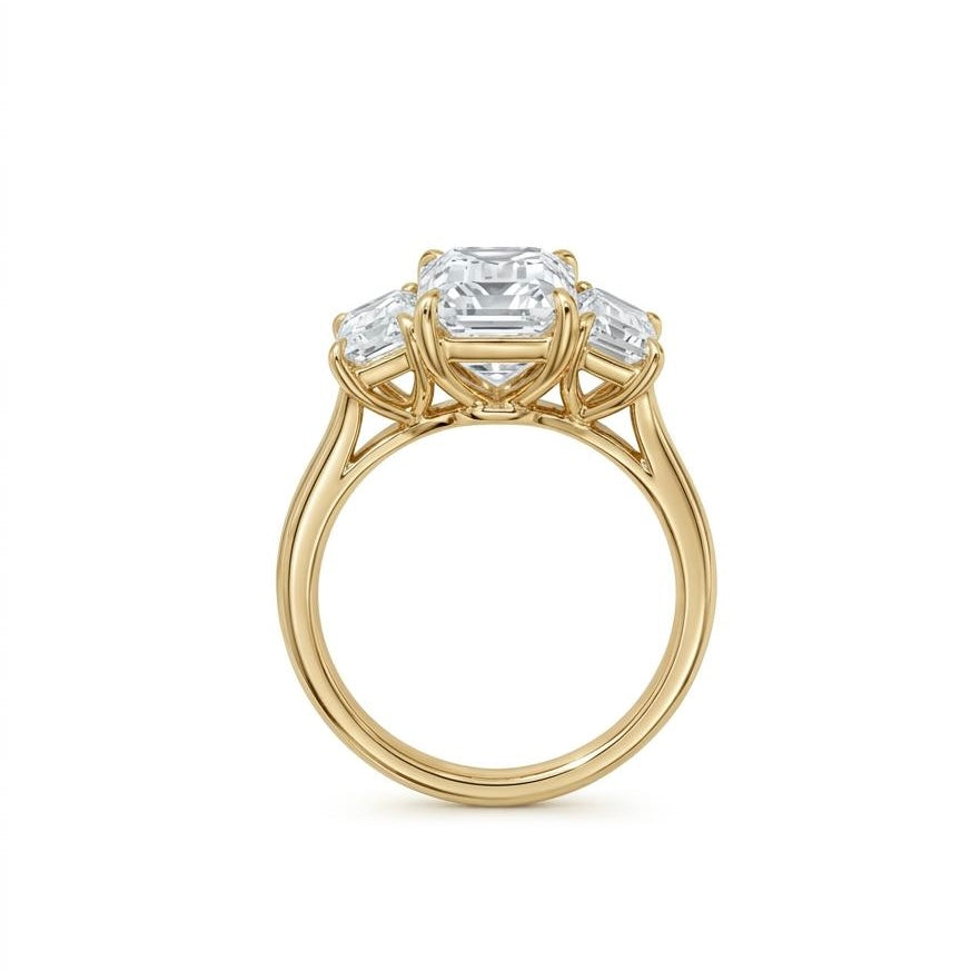 The Charlotte Custom Three-Stone Engagement Ring