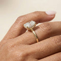 The Alexa Solitaire Hidden Halo Engagement Ring