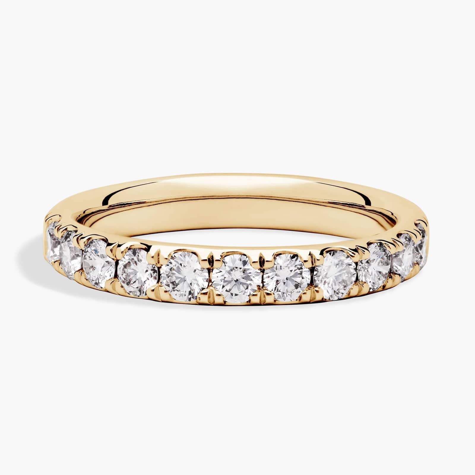 The Gemma Pavé Diamond Wedding Band