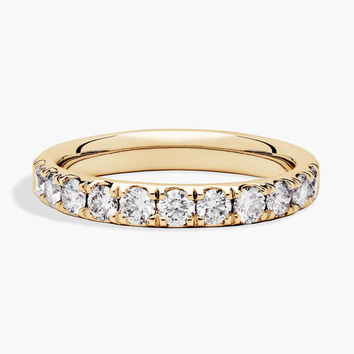 The Gemma Pavé Diamond Wedding Band