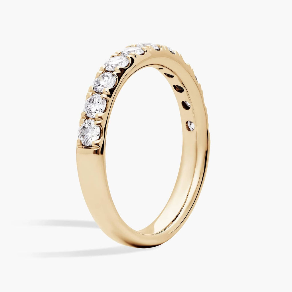 The Gemma Pavé Diamond Wedding Band